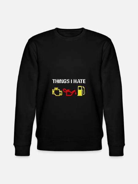 Auto - Car - Things I hate - Stanley/Stella Unisex Bio-Sweatshirt CHANGER - Schwarz