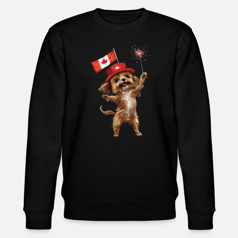 Hund - Stanley/Stella Unisex Bio-Sweatshirt CHANGER - Schwarz
