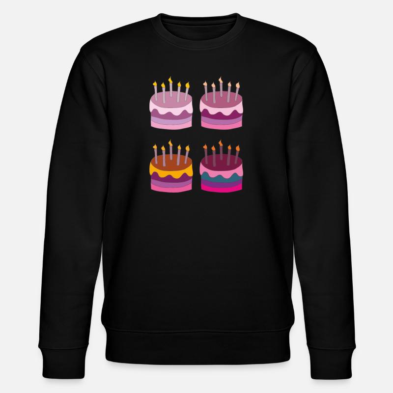 torte 4fach - Stanley/Stella Unisex Bio-Sweatshirt CHANGER  - Schwarz