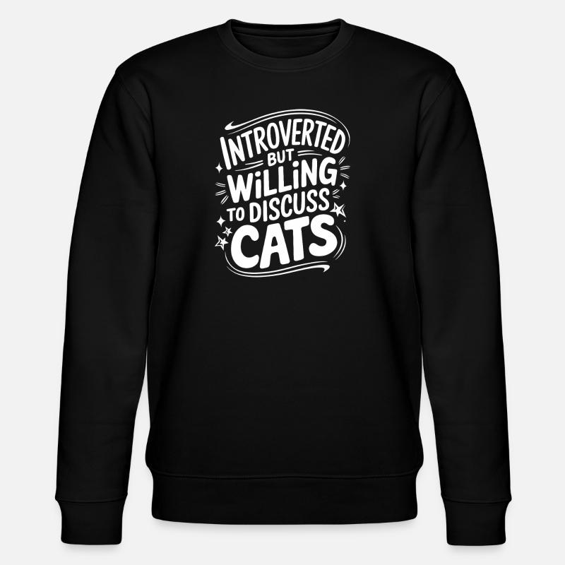 Introverti, antisocial, introverti - Sweat bio CHANGER Stanley/Stella Unisexe - noir