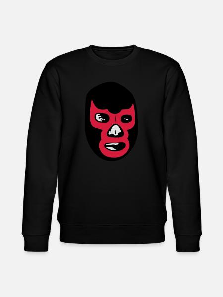mexican wrestling mask lucha libre - Stanley/Stella CHANGER Unisex Organic Sweatshirt - black