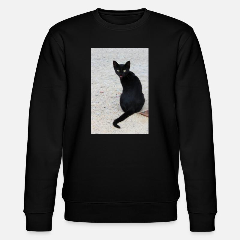 Chat noir - Sweat bio CHANGER Stanley/Stella Unisexe - noir