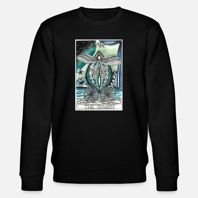 The Chariot - Stanley/Stella Unisex Bio-Sweatshirt CHANGER  - Schwarz