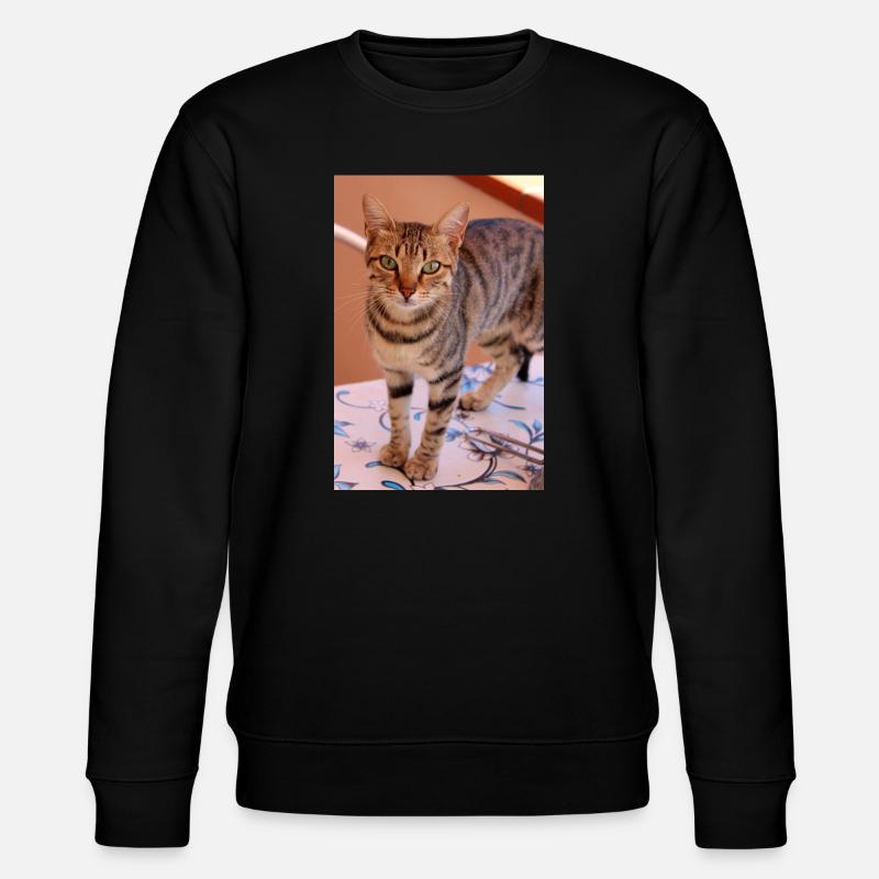 Katze Kätzchen - Stanley/Stella Unisex Bio-Sweatshirt CHANGER  - Schwarz