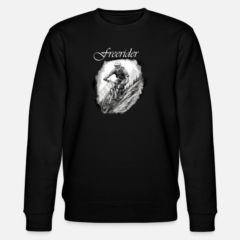 Freerider blanc - Sweat bio CHANGER Stanley/Stella Unisexe - noir