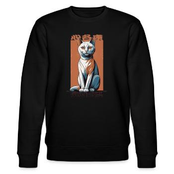 Amoureux des chats - Sweat bio CHANGER Stanley/Stella Unisexe - noir - Devant - Nik (191cm) & Marisol (170cm)