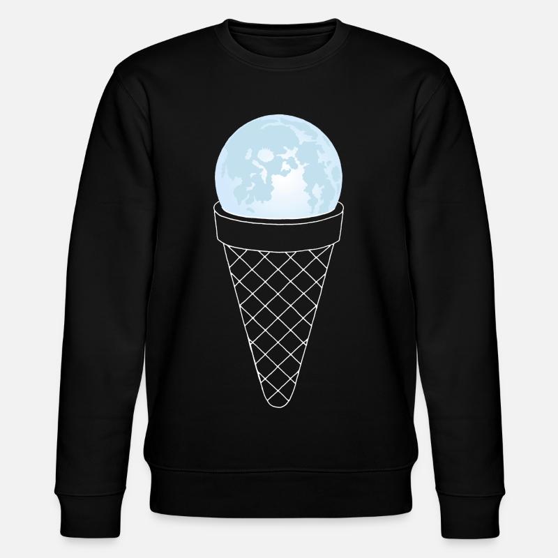 Eis vom Mond - Stanley/Stella Unisex Bio-Sweatshirt CHANGER  - Schwarz