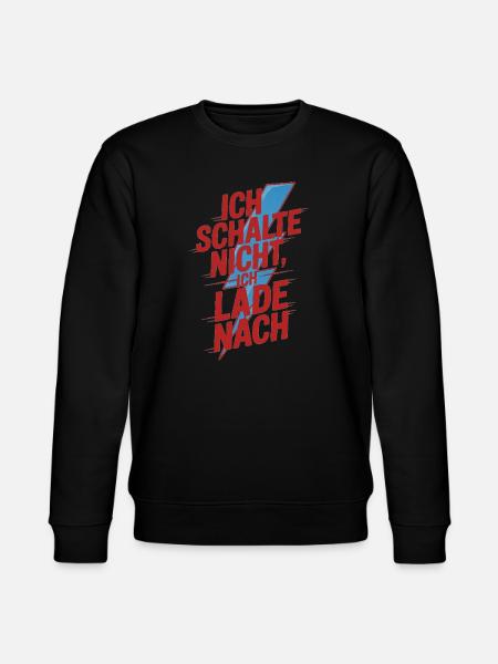 I don't shift, I reload - Stanley/Stella CHANGER Unisex Organic Sweatshirt - black