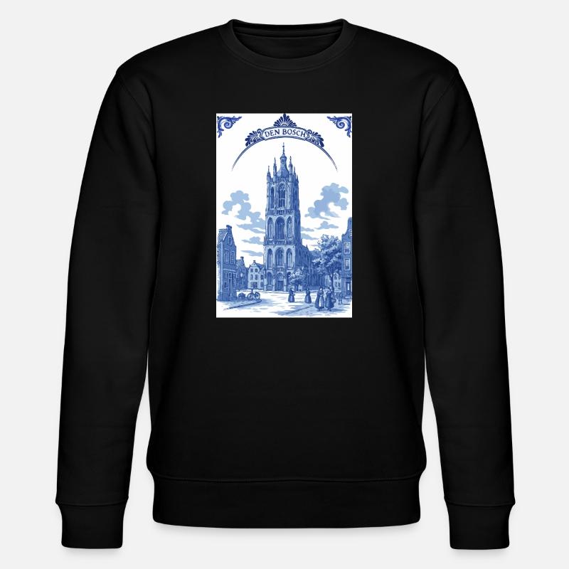 St. John's Cathedral 's Hertogenbosch - Stanley/Stella Unisex Bio-Sweatshirt CHANGER - Schwarz