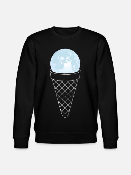 Lune et crème glacée - Stanley/Stella CHANGER Unisex Organic Sweatshirt - black