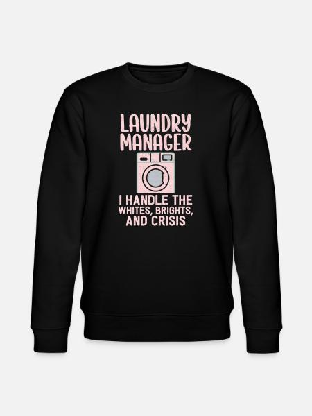 Washing Machine Manager: Laundry crisis - Stanley/Stella CHANGER Unisex Organic Sweatshirt - black
