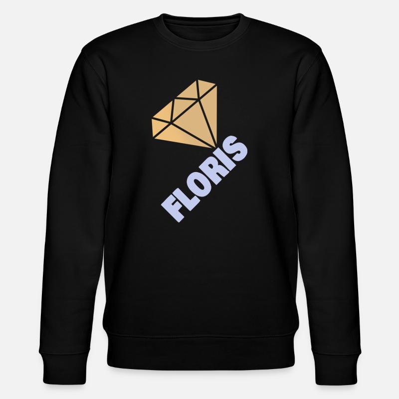 Gift for Floris - Stanley/Stella CHANGER Unisex Organic Sweatshirt - black