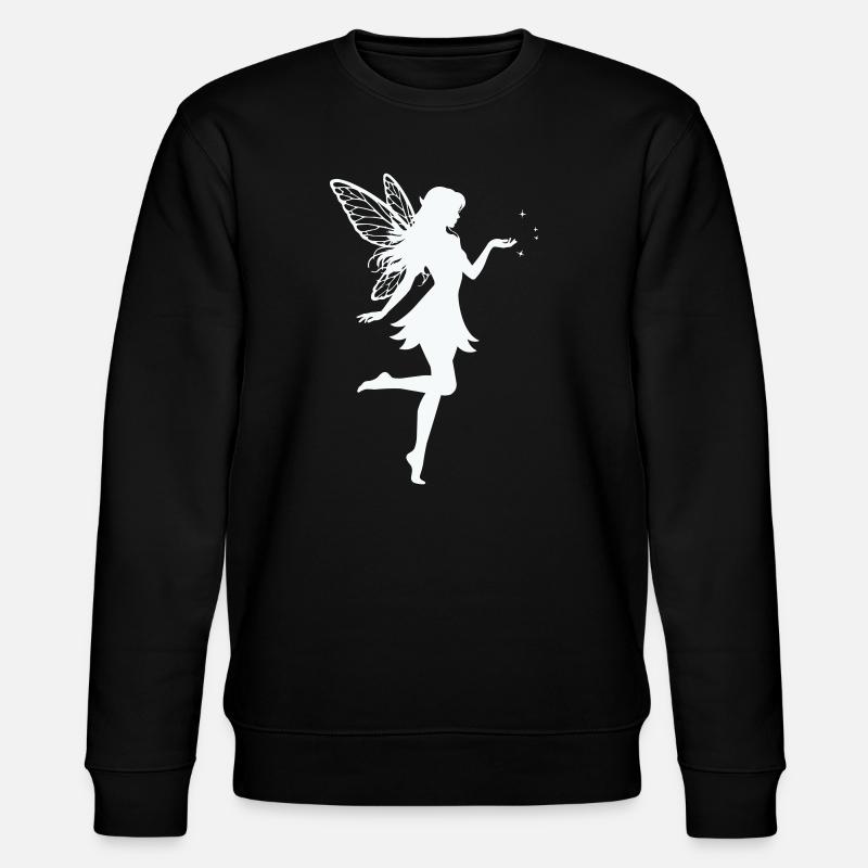 Fee Elfe  - Stanley/Stella Unisex Bio-Sweatshirt CHANGER  - Schwarz