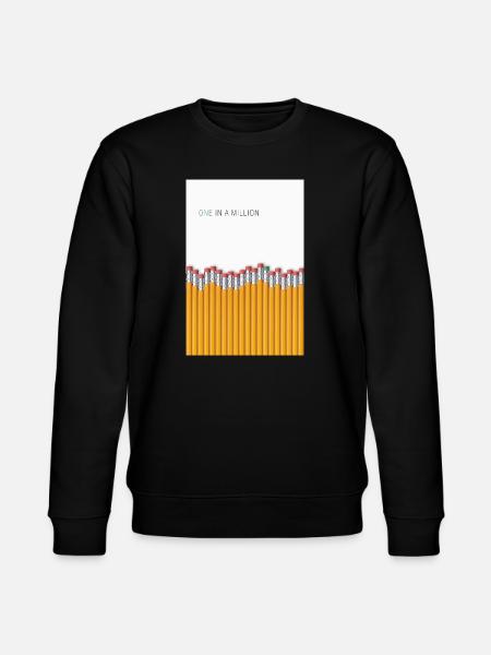 En ud af en million unikt statement-design - Stanley/Stella økologisk unisex-sweatshirt CHANGER  - sort