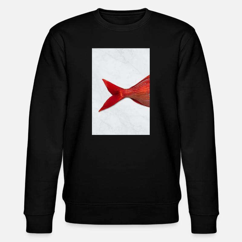 Red Fish Minimal Art Design - Sweat bio CHANGER Stanley/Stella Unisexe - noir