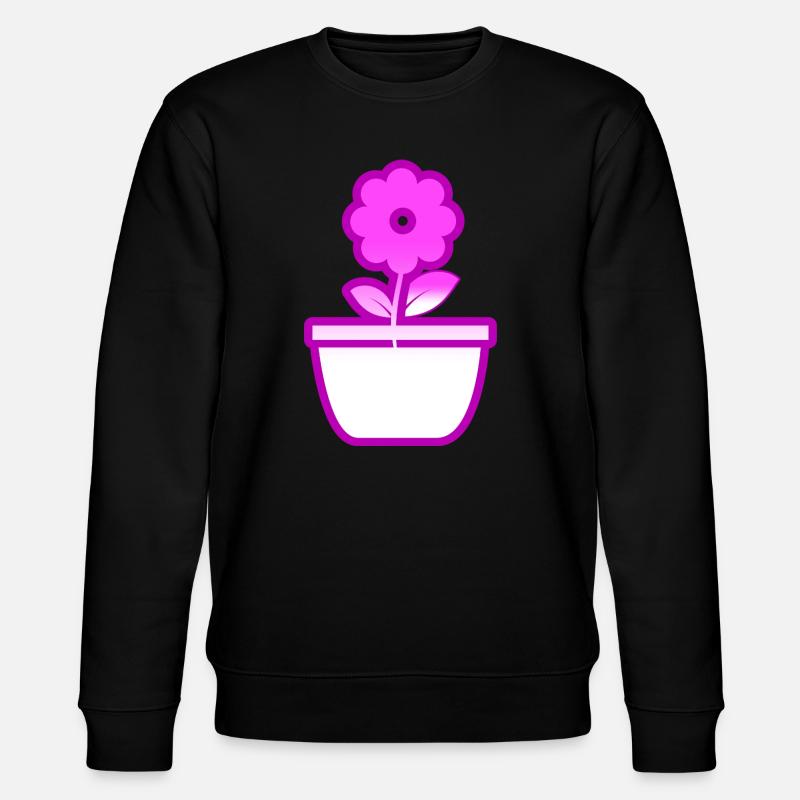 Fleur - Sweat bio CHANGER Stanley/Stella Unisexe - noir