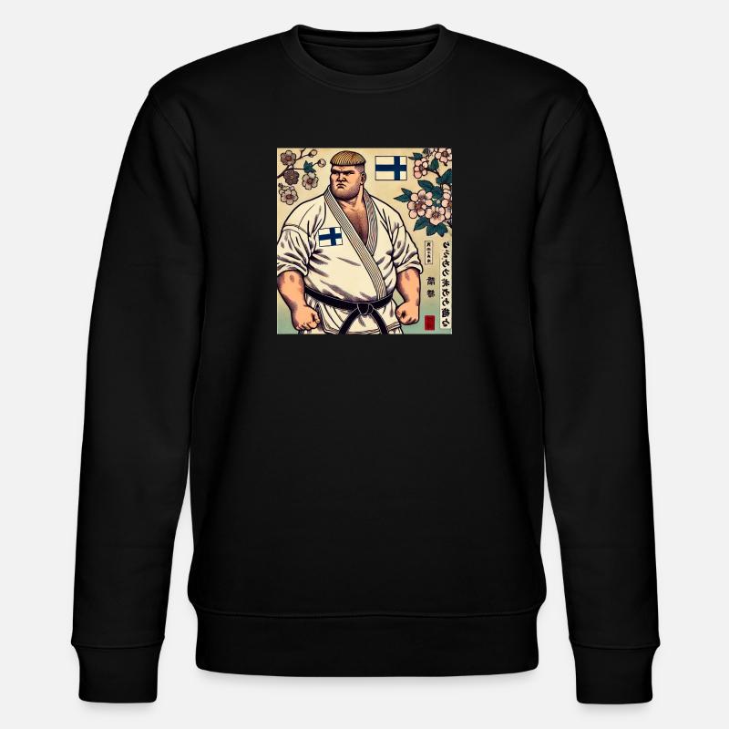 Finnisches Karate MASTER - Stanley/Stella Unisex Bio-Sweatshirt CHANGER  - Schwarz