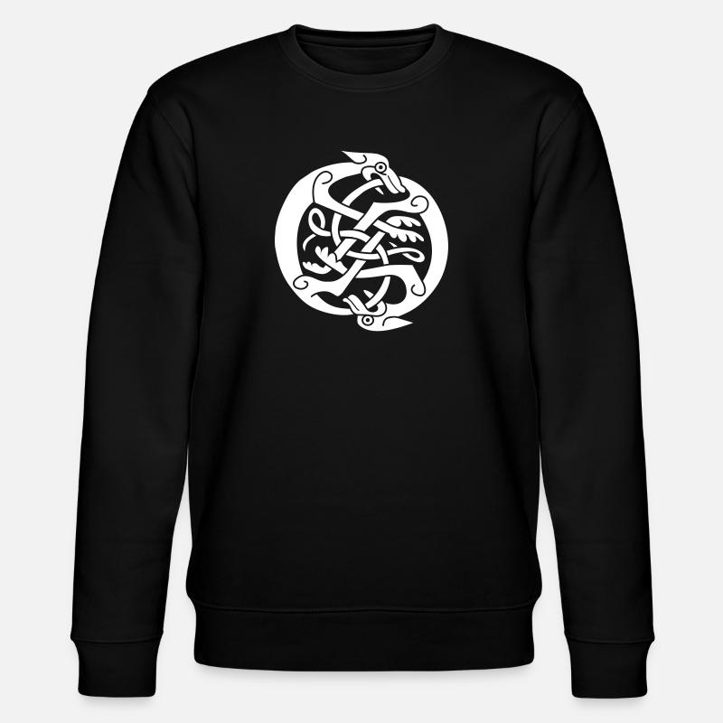 Animaux de design celtique - Sweat bio CHANGER Stanley/Stella Unisexe - noir