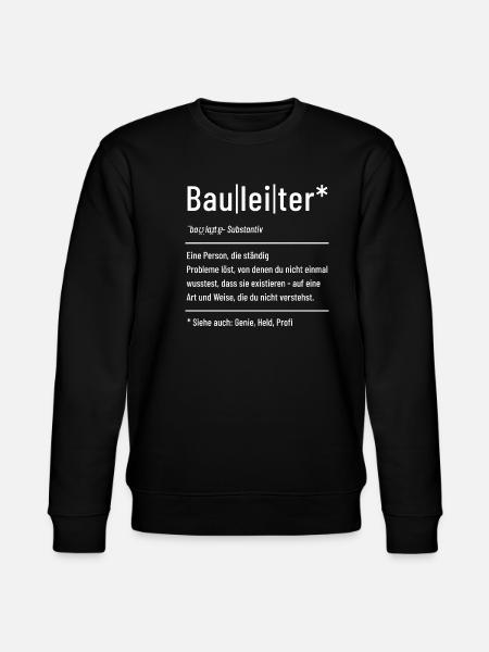 Bauleiter - Definition - Lexikon - Stanley/Stella Unisex Bio-Sweatshirt CHANGER - Schwarz