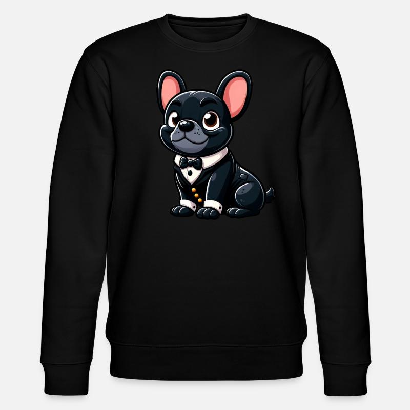 bouledogue français chic - Sweat bio CHANGER Stanley/Stella Unisexe - noir