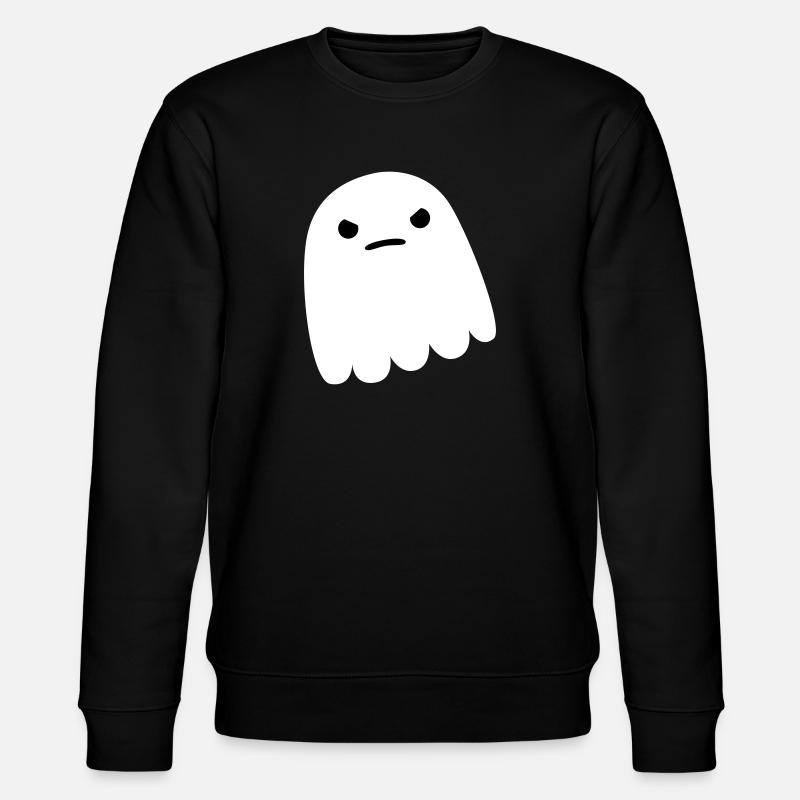 Sehr unglücklicher Geist (wütender Geist) - Stanley/Stella Unisex Bio-Sweatshirt CHANGER  - Schwarz