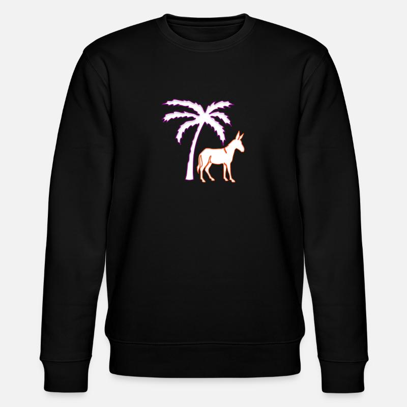 Esel - Stanley/Stella Unisex Bio-Sweatshirt CHANGER  - Schwarz
