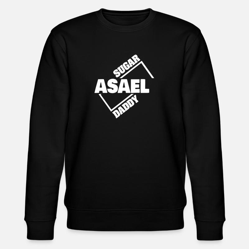 Gift for Asael - Stanley/Stella CHANGER Unisex Organic Sweatshirt - black