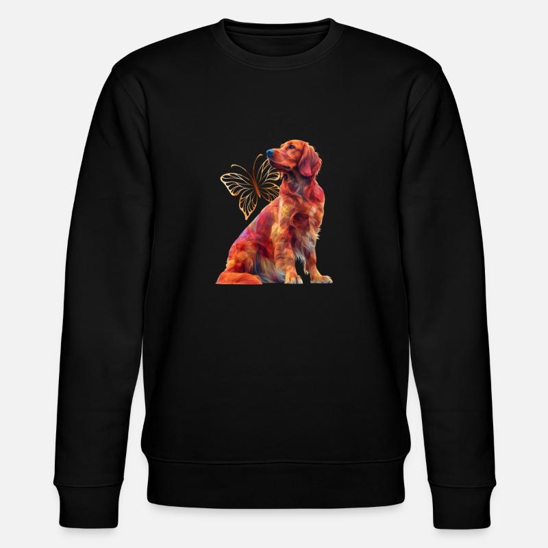 Irisches Setter - Stanley/Stella Unisex Bio-Sweatshirt CHANGER  - Schwarz