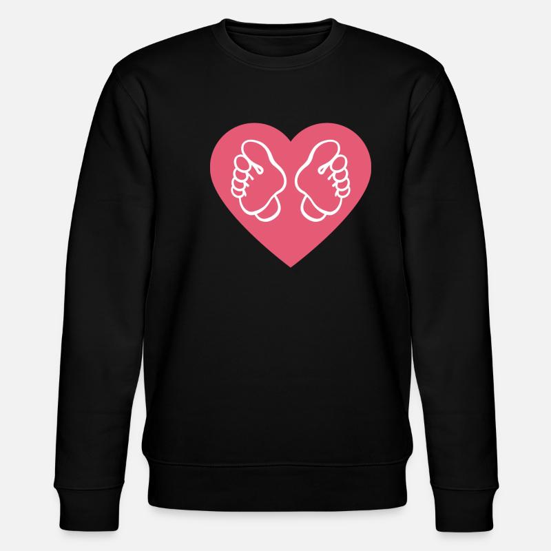 Pieds - Pédicure - Podologue - Ailes - Sweat bio CHANGER Stanley/Stella Unisexe - noir