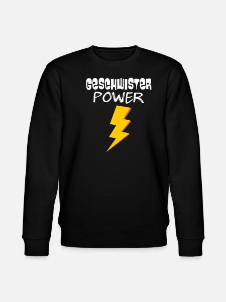 Sibling Power - Stanley/Stella CHANGER Unisex Organic Sweatshirt - black