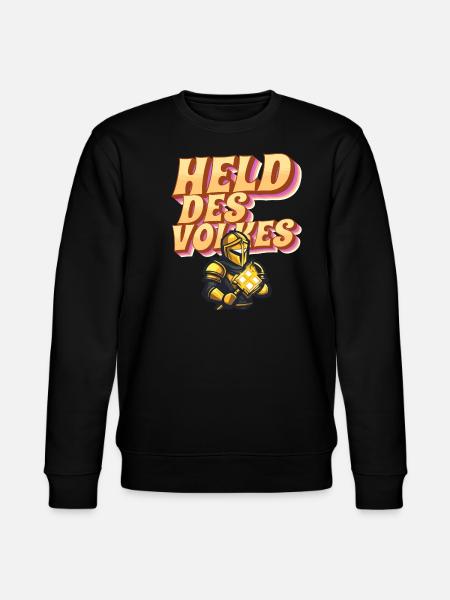 Held des Volkes - Stanley/Stella Unisex Bio-Sweatshirt CHANGER  - Schwarz