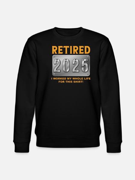 Retired 2025 - Finally Retired - Stanley/Stella CHANGER Unisex Organic Sweatshirt - black