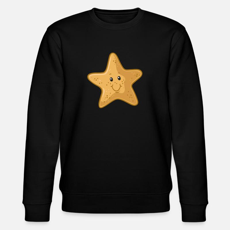 Seestern - Stanley/Stella Unisex Bio-Sweatshirt CHANGER  - Schwarz