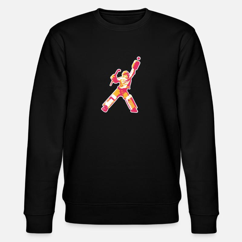 Torwart gelb pink - Stanley/Stella Unisex Bio-Sweatshirt CHANGER  - Schwarz