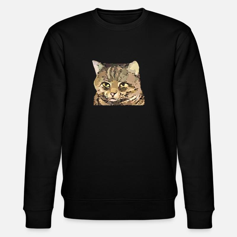 chat - Sweat bio CHANGER Stanley/Stella Unisexe - noir