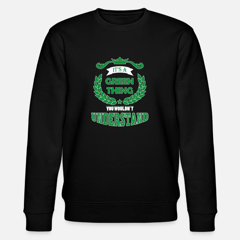 its a green thing - Sweat bio CHANGER Stanley/Stella Unisexe - noir