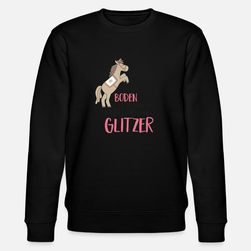 Lustiger Spruch - Stanley/Stella Unisex Bio-Sweatshirt CHANGER  - Schwarz