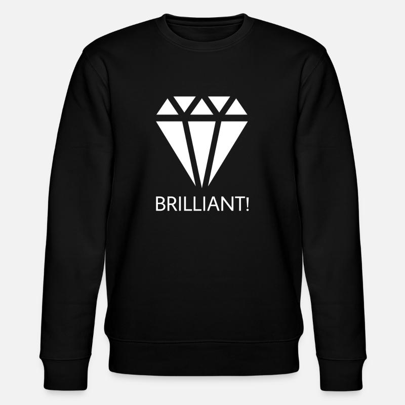 Brilliant - Stanley/Stella Unisex Bio-Sweatshirt CHANGER  - Schwarz