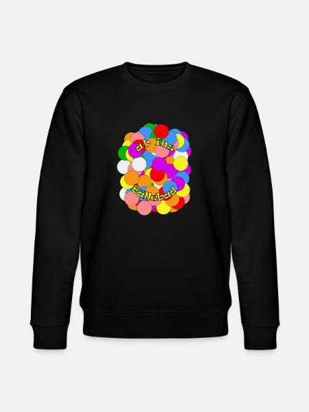 ab ins Bällebad - Stanley/Stella Unisex Bio-Sweatshirt CHANGER  - Schwarz