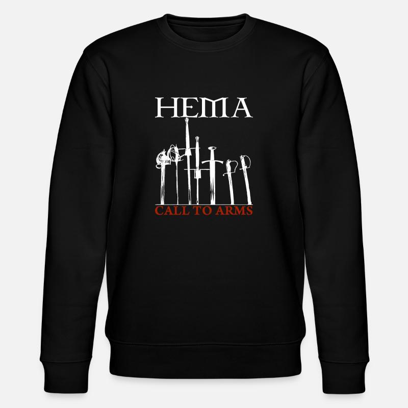 HEMA - Call To Arms - Stanley/Stella Unisex Bio-Sweatshirt CHANGER - Schwarz