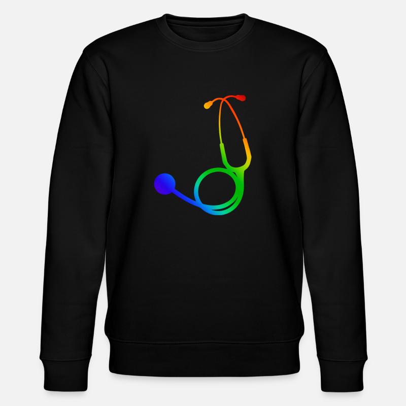 Stéthoscope de couleur | Stethoscope coloured - Sweat bio CHANGER Stanley/Stella Unisexe - noir