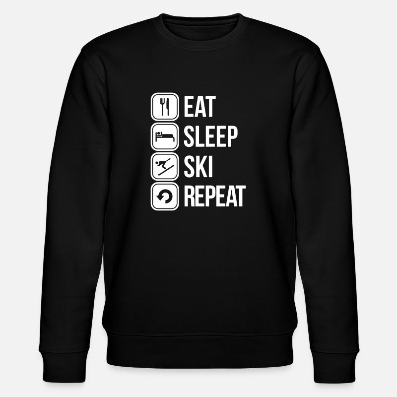 ski - Stanley/Stella Unisex Bio-Sweatshirt CHANGER  - Schwarz