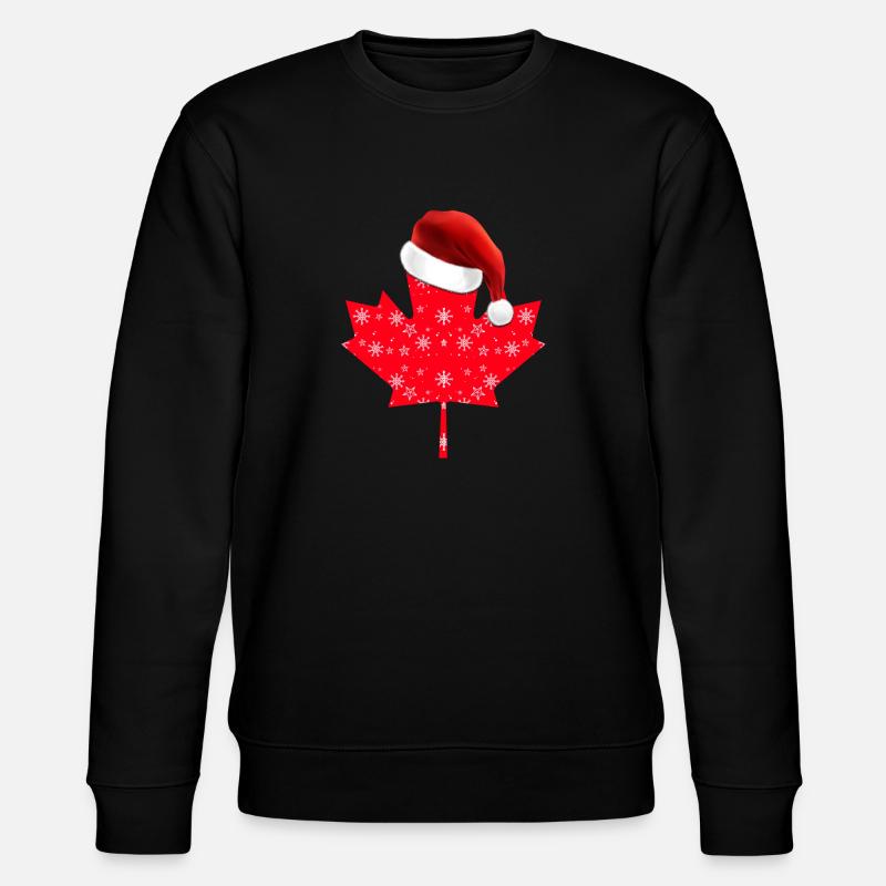 Christmas Canada - Stanley/Stella CHANGER Unisex Organic Sweatshirt - black