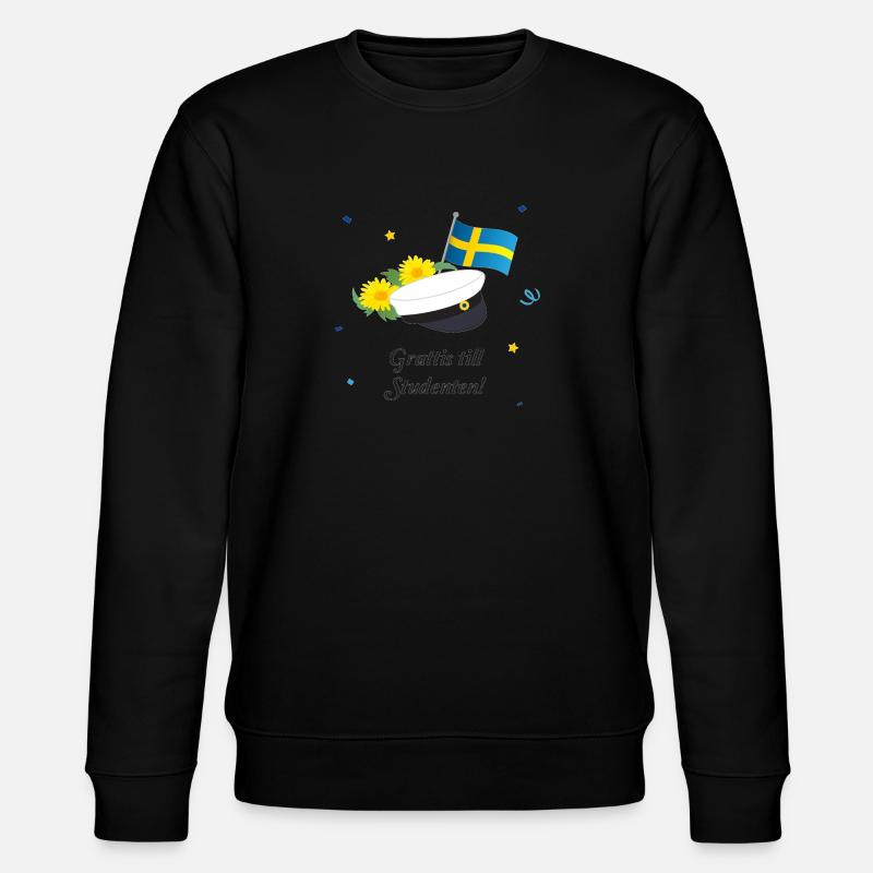 Abschlussfeier 2024 Abiturfeier - Stanley/Stella Unisex Bio-Sweatshirt CHANGER  - Schwarz