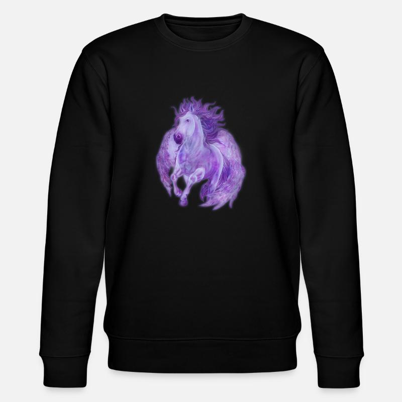 Pegasus - Stanley/Stella Unisex Bio-Sweatshirt CHANGER  - Schwarz