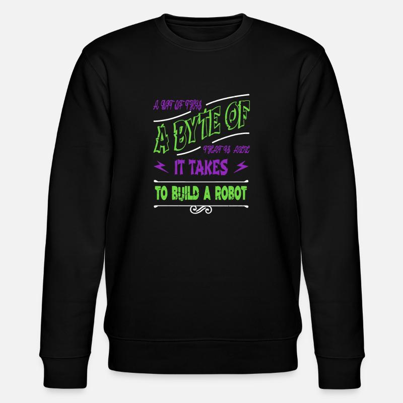 biomedical engineering christmas vacation happy - Stanley/Stella CHANGER Unisex Organic Sweatshirt - black