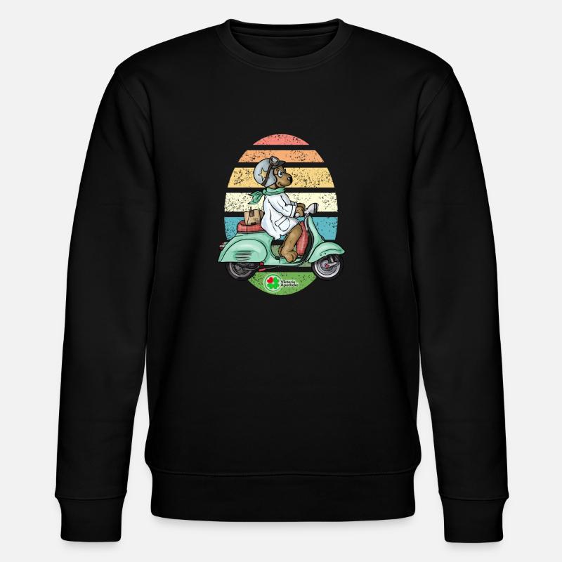 Bär Viktoria Shirt - Stanley/Stella Unisex Bio-Sweatshirt CHANGER - Schwarz