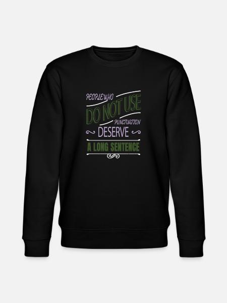 Blogging Jokes Funny Gift School Cool - Stanley/Stella CHANGER Unisex Organic Sweatshirt - black