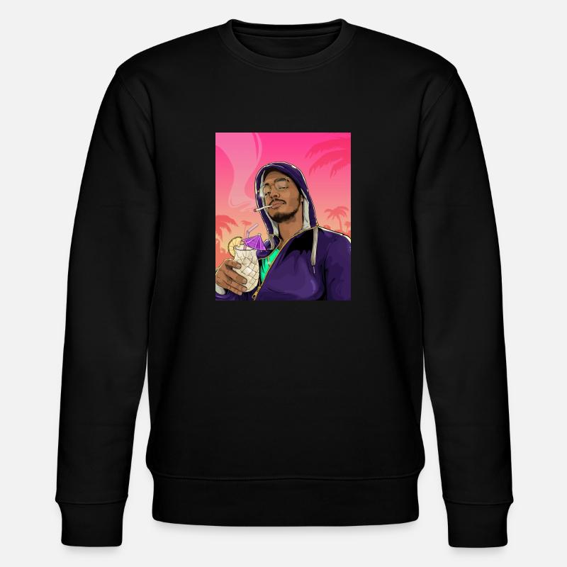 Guy on the Beach - Stanley/Stella CHANGER Unisex Organic Sweatshirt - black