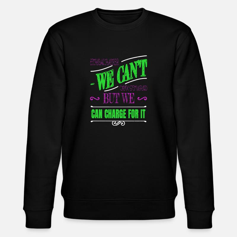 Programmation Cadeau Ethical Fingers Fun - Sweat bio CHANGER Stanley/Stella Unisexe - noir